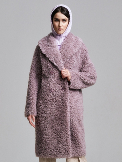 Шуба женская чебурашка тедди эко