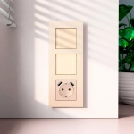 Рамка на 3 поста AluMax (шампань) W0033511