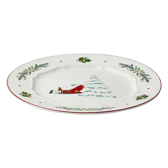 Набор из четырех тарелок nordic winter из коллекции new year essential, D23 см