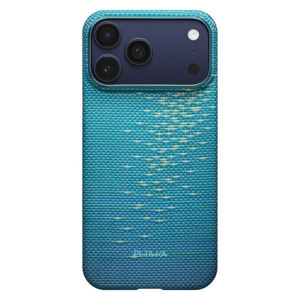 Чехол Pitaka Edge Case для iPhone 17 Pro, Лазурный | Lucid Blue