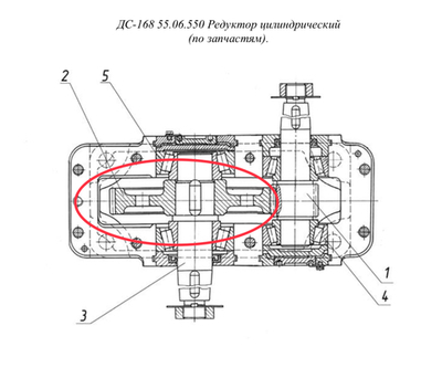 ДС-168 55.06.552 Колесо зубчатое