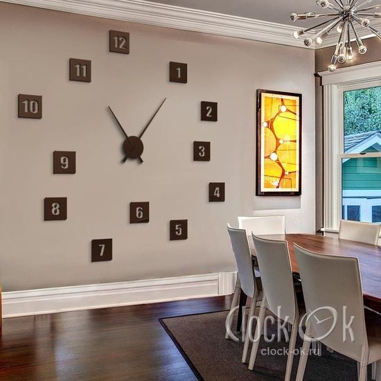 Настенные 3D часы Mix