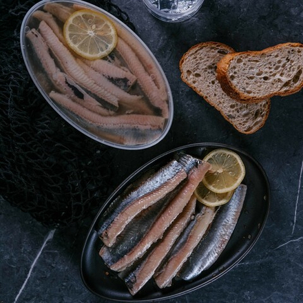 Сельдь (филе) в заливках в ассортименте 500гр.