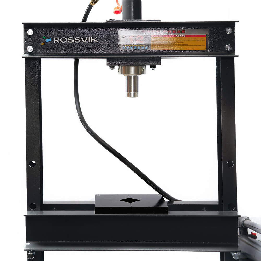 Пресс гидравлический 12 тонн, напольный, цвет серый RAL 7016 ROSSVIK