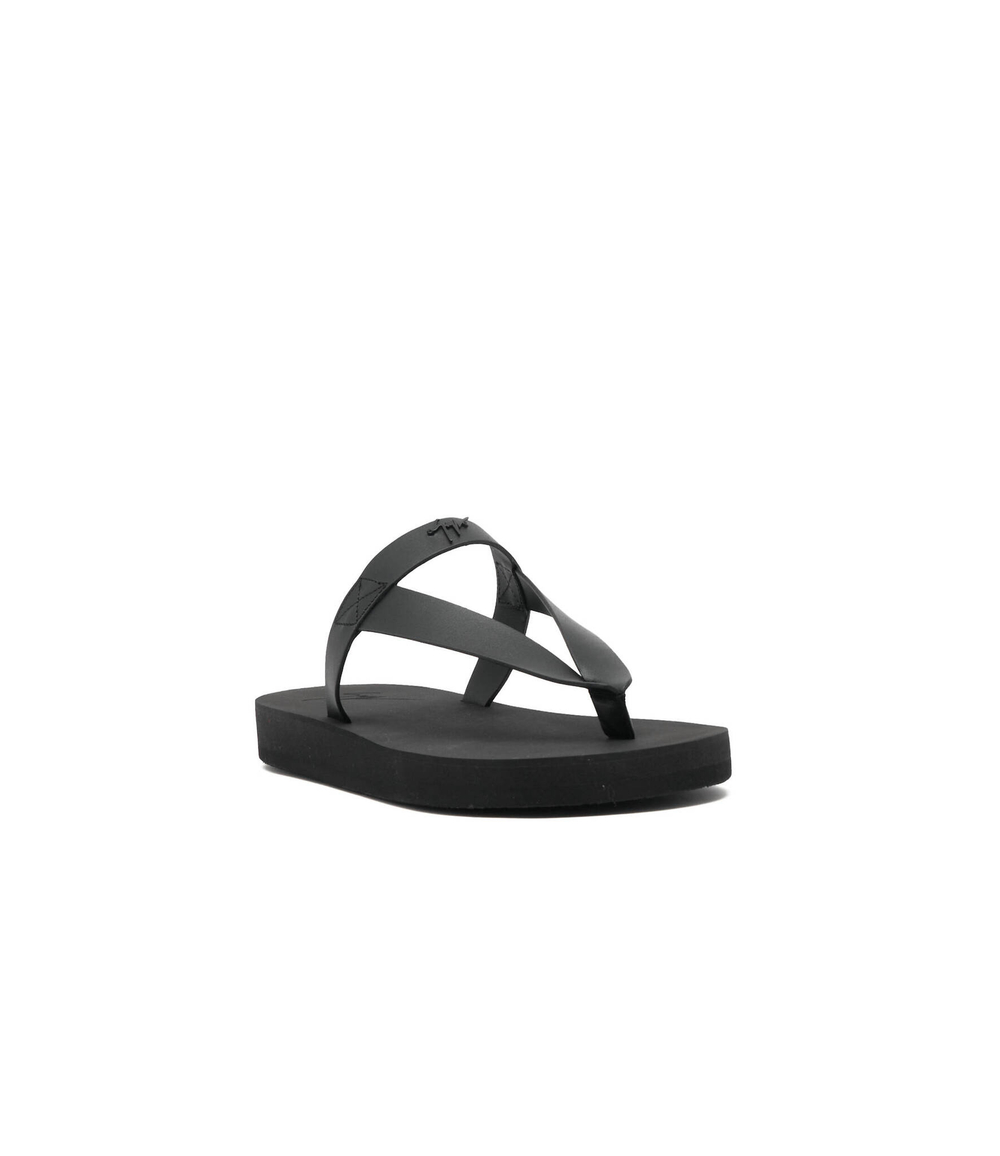 кожаное вьетнамки Giuseppe Zanotti - черный(EU20044)