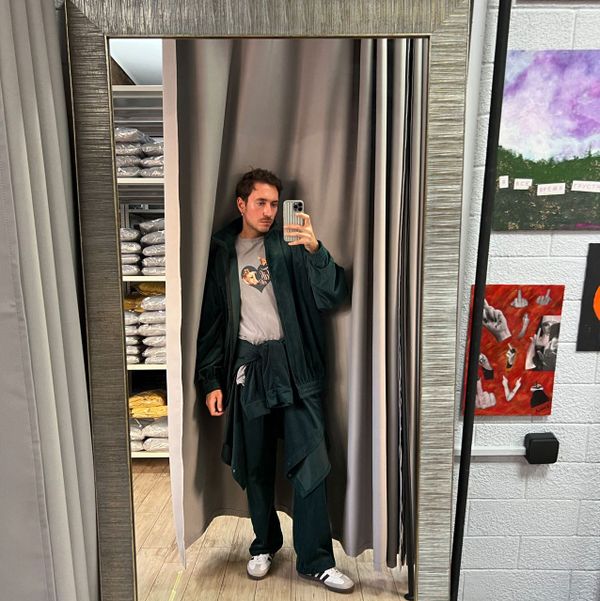 Футболка оверсайз #5 серая - фото 9