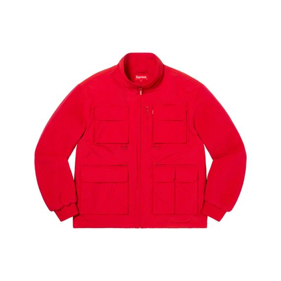 Supreme FW19 Week 10 Upland Fleece Jacket Red