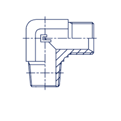 Штуцер FC90 BSP 1.1/4" BSPT 1.1/4"