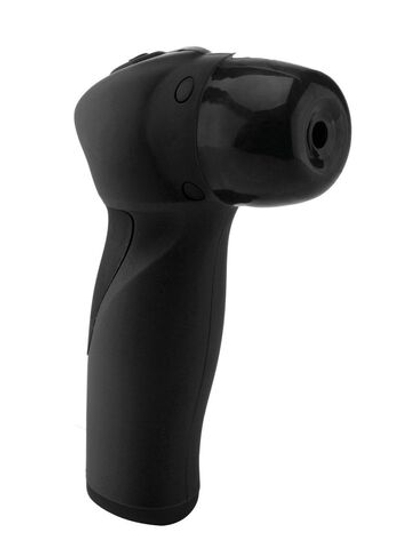 Черная женская вибропомпа The Conquest (Цвет: черный)