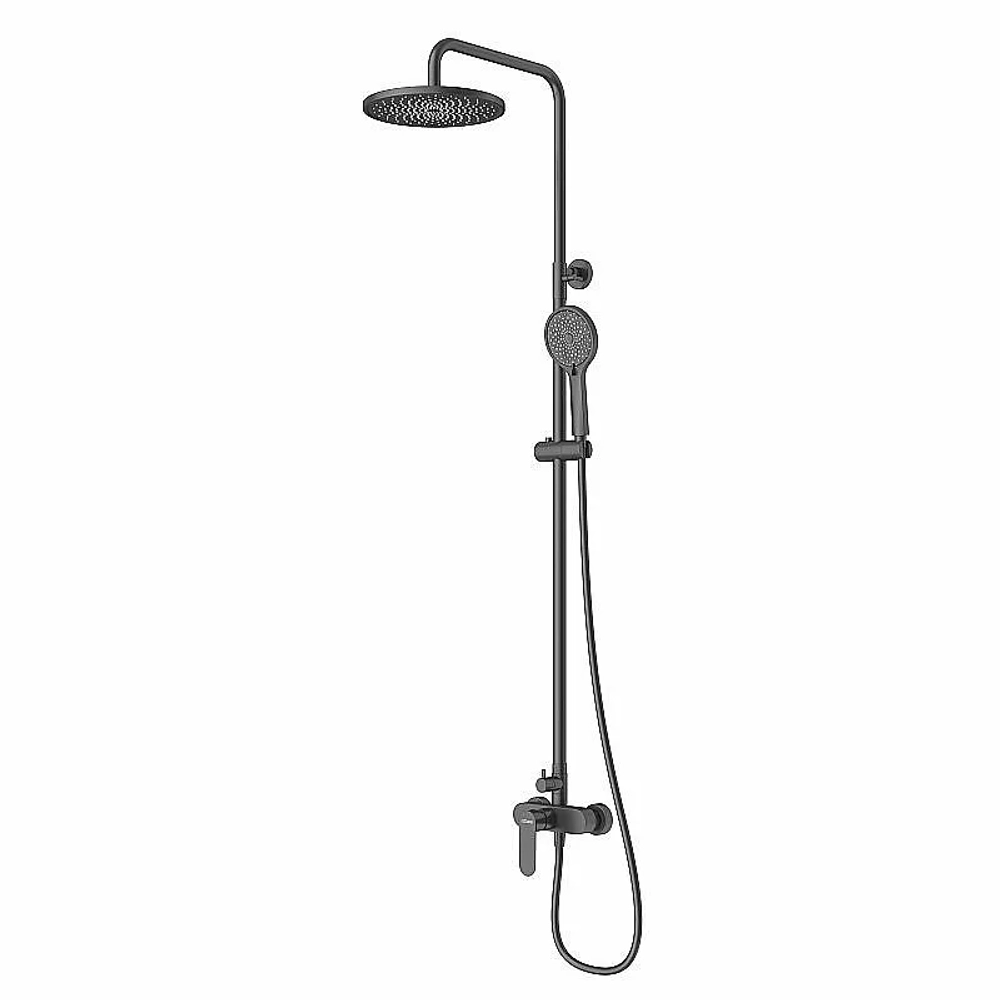 Душевая система Cezares STYLUS-CD-NOP черный матовый