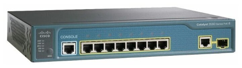 Коммутатор Cisco WS-C3560-8PC-S