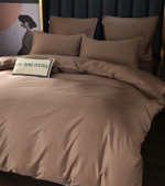 Комплект постельного белья Однотонный Сатин Премиум на резинке OCPR015