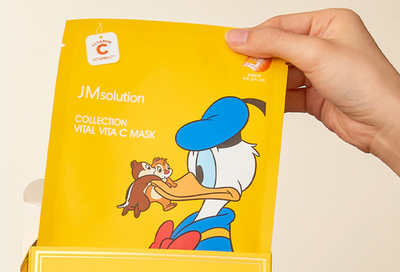 JMSOLUTION Тканевая маска в новом дизайне для сияния кожи С ВИТАМИНОМ С Collection Vital Vita C Mask (30 мл)