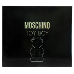 Moschino Toy Boy — парфюмерный набор для мужчин с миниатюрой и гелем для тела. Интересный небанальный аромат.