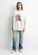 Худи Cats серый меланж