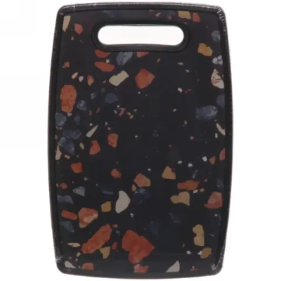 Доска разделочная пластиковая «Stone» 20*30*1см Крошка темная