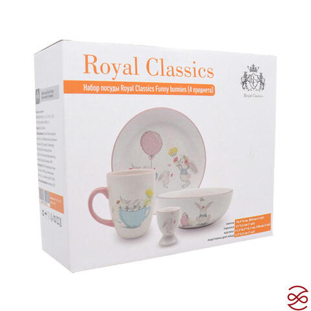 Набор посуды Royal Classics Funny Bunnies (4 пр)