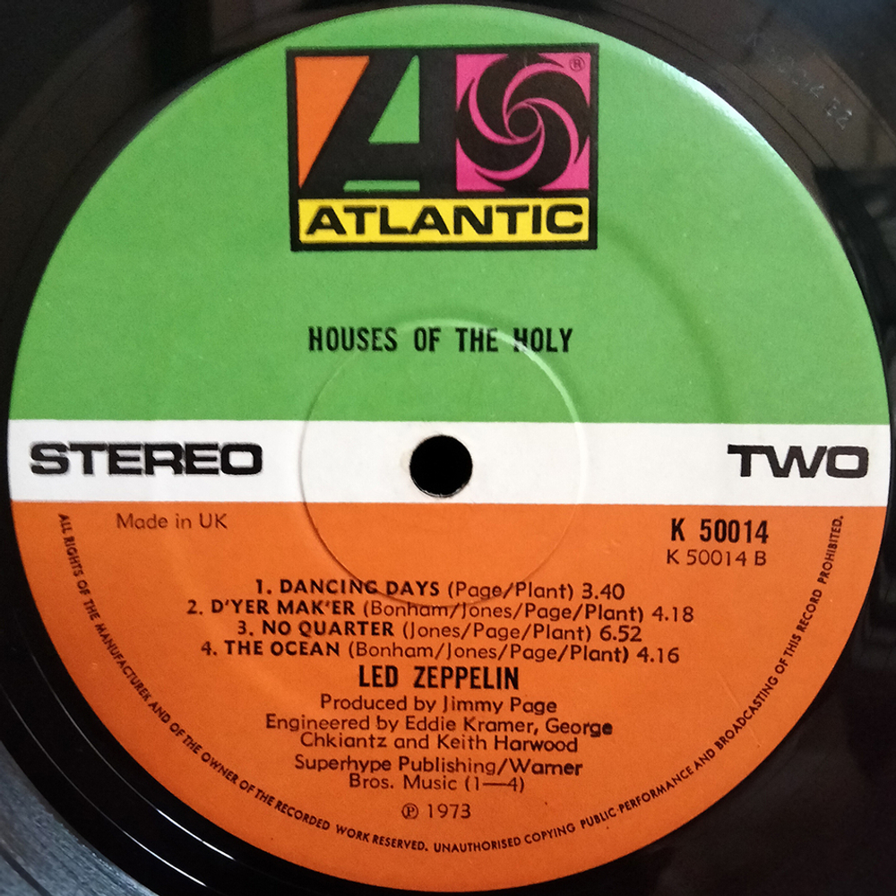 Led Zeppelin / Houses Of The Holy (LP)