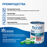 Влажный диетический корм Monge VetSolution Dog Hypo Monoprotein LAMB Гипо монопротеин с ягнёнком для собак для снижения реакции пищевой непереносимости 400г - 12 шт