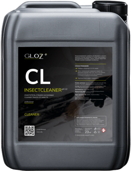 Очиститель следов насекомых GLOZ InsectCleaner (канистра 20кг)
