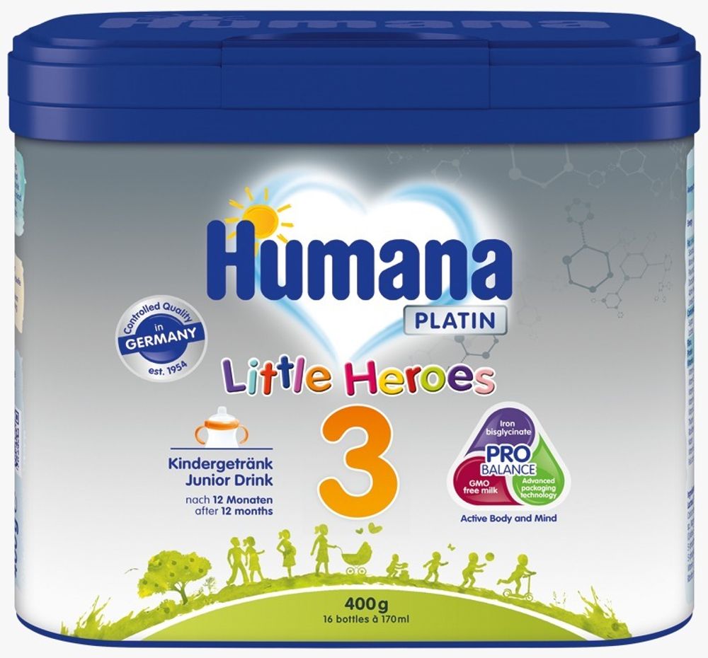 Купить Последующая молочная смесь Humana Platin 3 с 12 месяцев 400 г в Казахстане