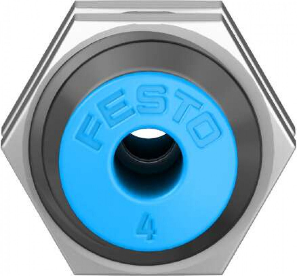 Муфта цанговая для панельного монтажа прямая Festo QSS-4-100 (комплект 100 шт)