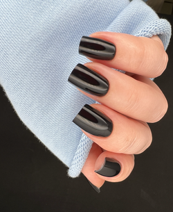 Nail ARCHITECT Цветной гель-лак. Черный, плотно-пигментированный #02 Black, 15 мл