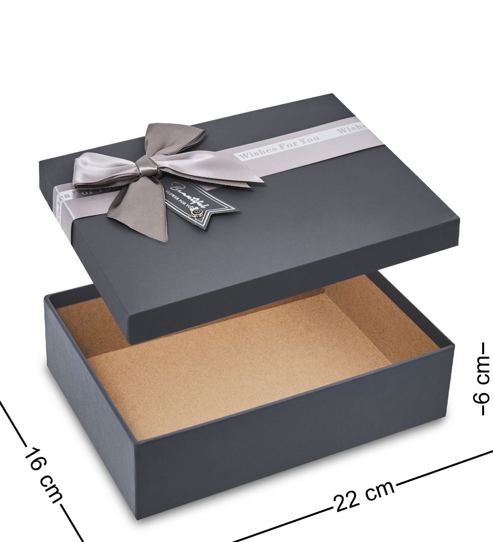 WF-174-B Набор коробок из 3 шт, графитовый