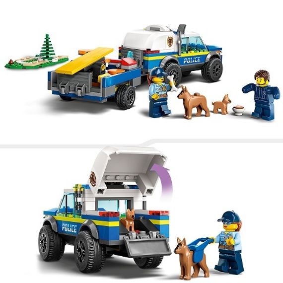 Lego konstruktor City 60369 Mobile Police Dog Training