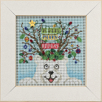 "Новогодний мишка"-MH14-2132 вышивка