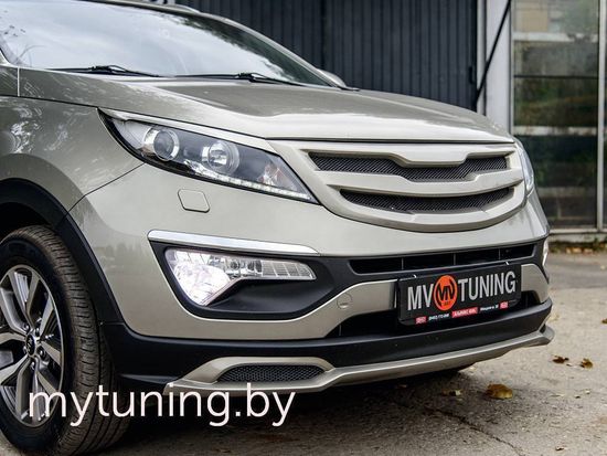Юбка IXION переднего бампера для Kia Sportage III