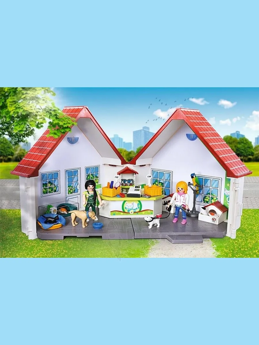 Набор City Life Переносной зоомагазин Playmobil 71396