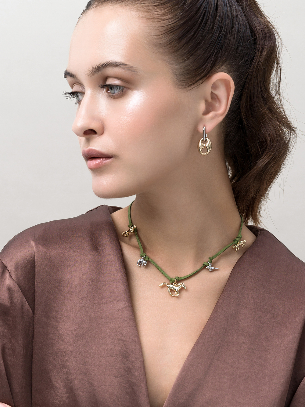 Серьги "Gess" New Bicolor