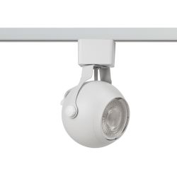 Трековый светильник однофазный ЭРА TR35-GU10 WH под лампу GU10 белый | Однофазные светильники под лампу