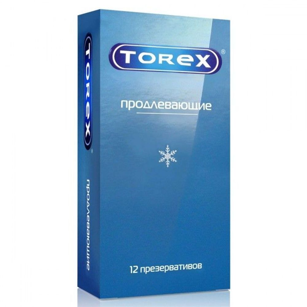 Презервативы Torex &quot;Продлевающие&quot; с пролонгирующим эффектом - 12 шт.