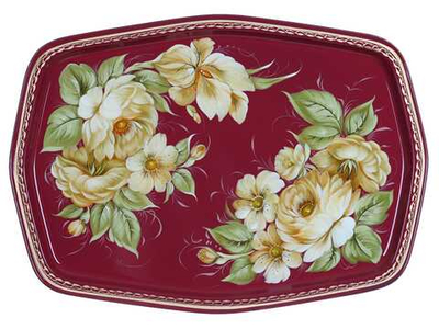 Zhostovo metal tray A18D180526149