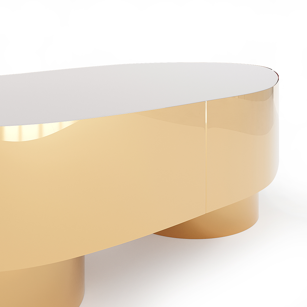 Стол Енисей 110 Золотой