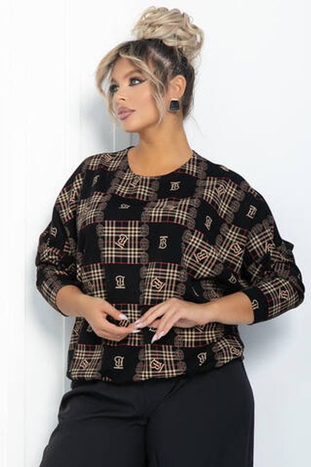 Блузон Ты вдохновение (черный) Б11878 LT Collection