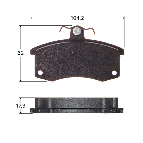 Колодки тормозные дисковые Avantech передние AV021