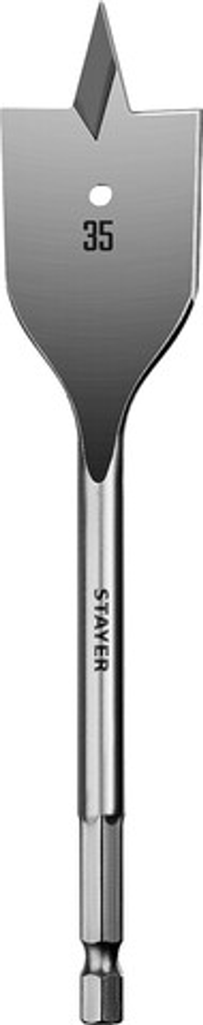 STAYER Flat, 35 x 152 мм, перовое, cверло по дереву (2950-35)