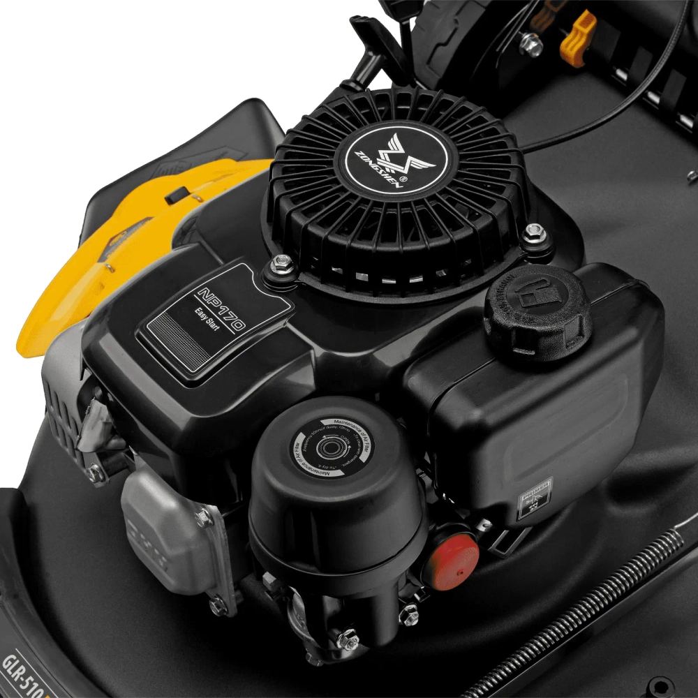 Газонокосилка бензиновая DENZEL GLR-510SP-ZS: 4.5 л.с., нож 51 см, 58825