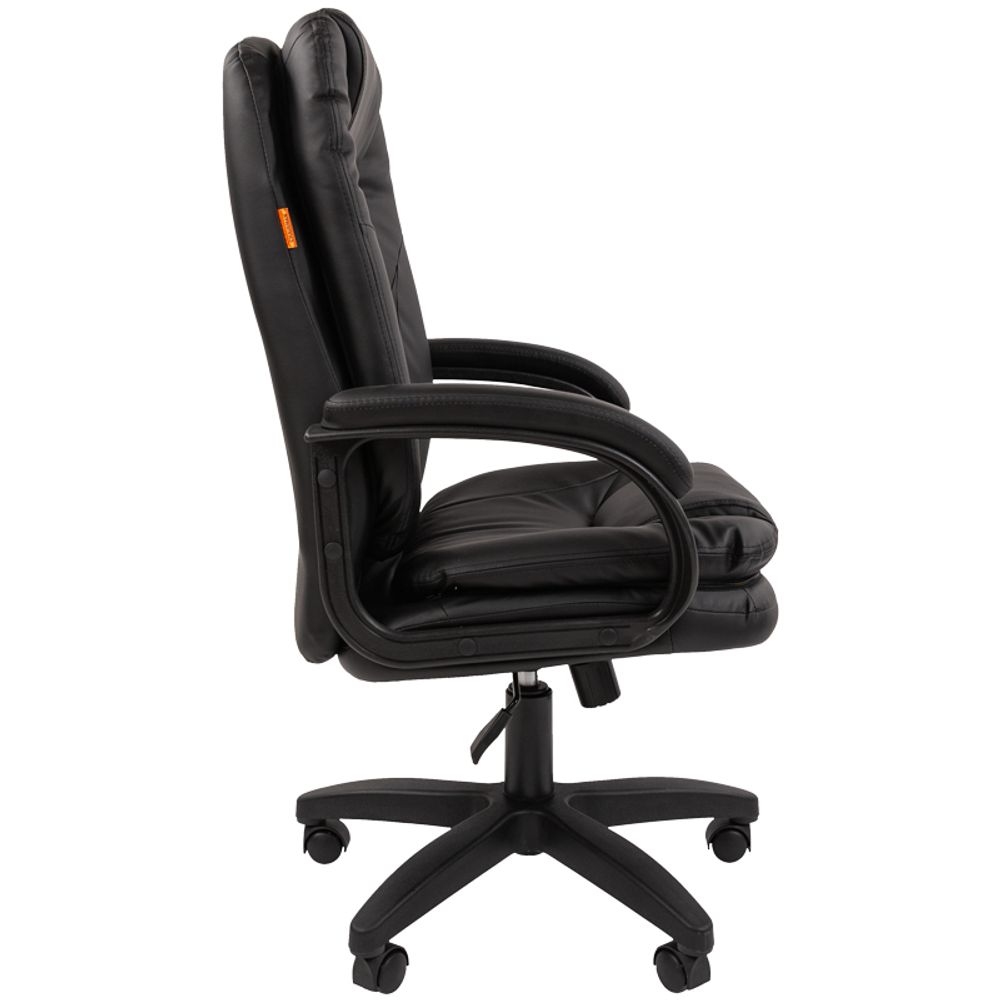 Кресло руководителя Chairman 668 LT, PL, экокожа черная, механизм качания