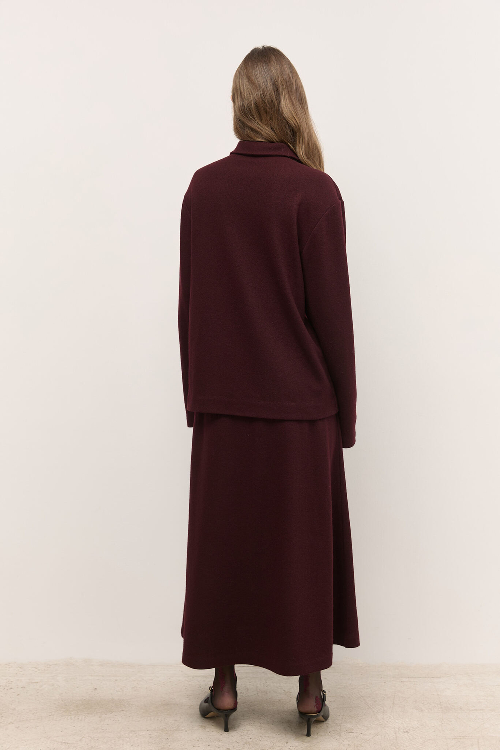 Юбка из шерсти