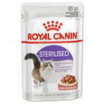 Royal Canin корм консервированный для взрослых кошек кусочки в соусе стерилизованные