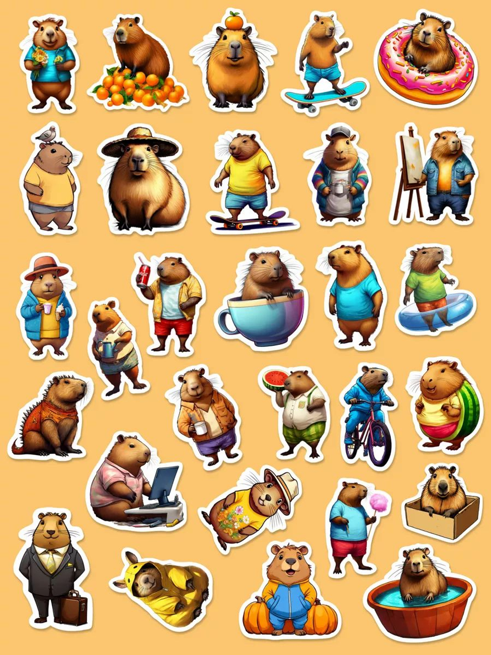 Наклейки детские на телефон мышки