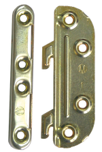 СТЯЖКА КРОВАТНАЯ МЕТАЛЛИСТ МАЛАЯ ЦИНК ЖЕЛТЫЙ