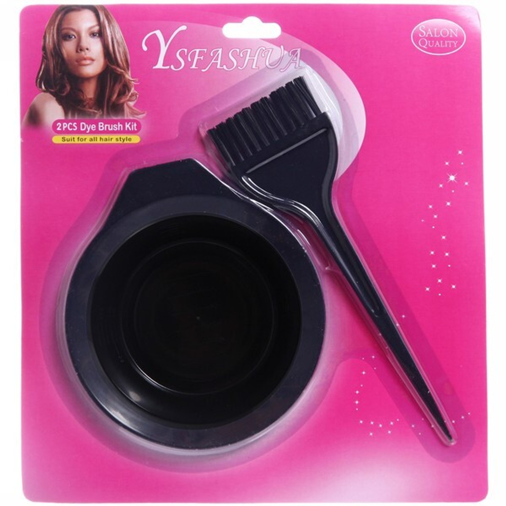 Набор для окрашивания волос - чаша d-13,5 и кисть