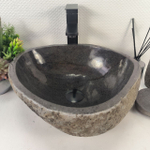Раковина из речного камня RS-65178 41*37*15 0856