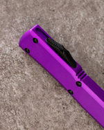 Автоматический складной нож SteelBro Ultra T/E Violet Tanto Black VG10 123-1VI (фиолетовый)