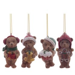 GAEM Изделие декоративное подвесное "Медвежонок", L4 W3,5 H7 см, 4в.